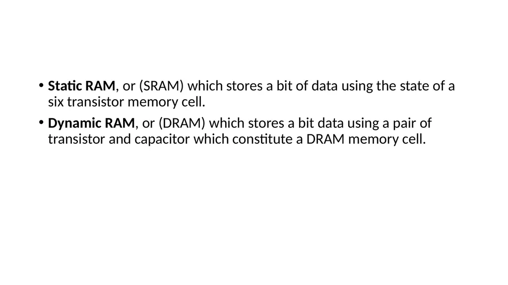 Subject Name :Computer Architecture Presentation - slide 6 of 12
