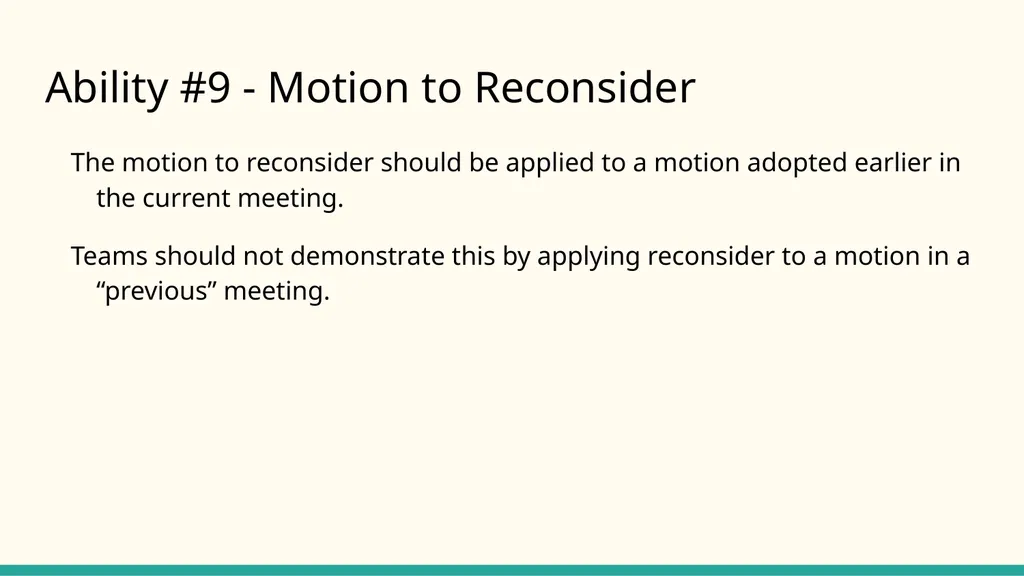 Parliamentary Procedure Guide for FFA Judges Note - slide 9 of 29