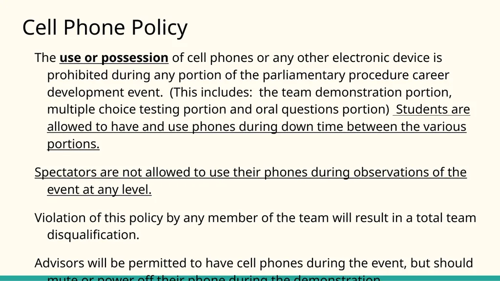 Parliamentary Procedure Guide for FFA Judges Note - slide 29 of 29