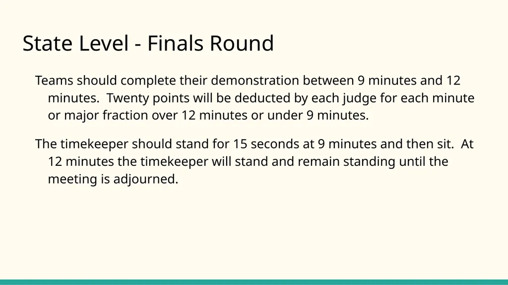 Parliamentary Procedure Guide for FFA Judges Note - slide 23 of 29