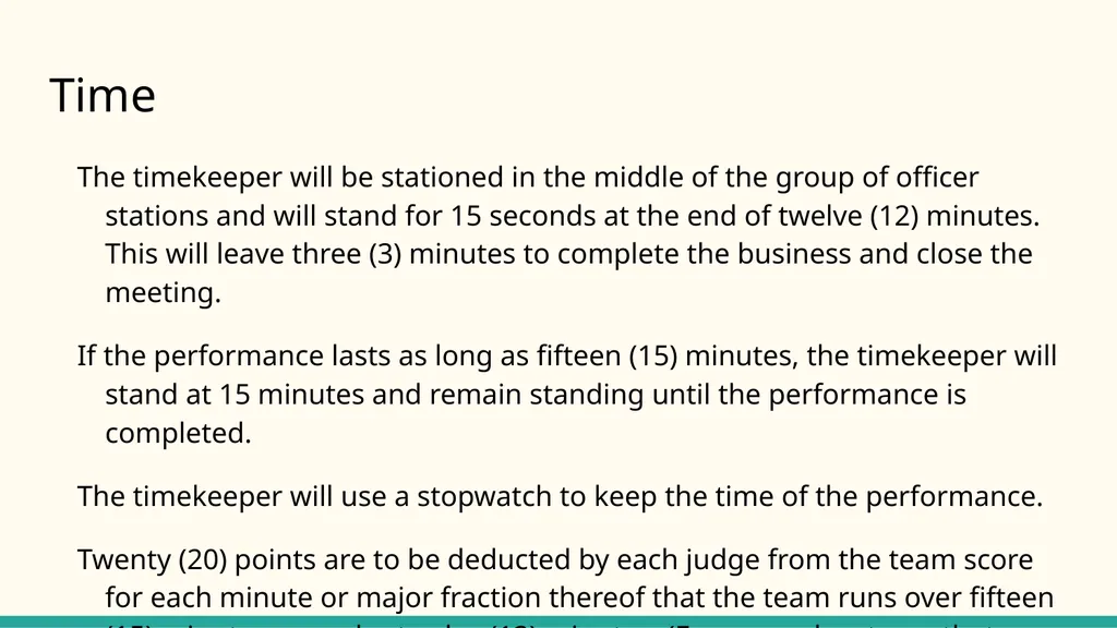 Parliamentary Procedure Guide for FFA Judges Note - slide 17 of 29