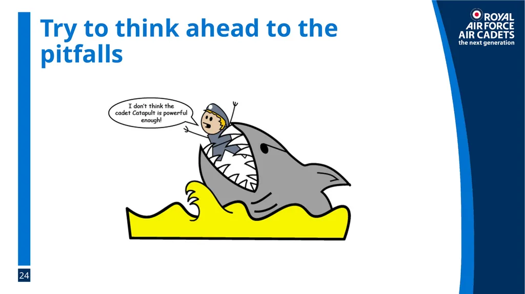 Foundation Leadership: Blue Badge The SMEAC Brief - slide 24 of 31