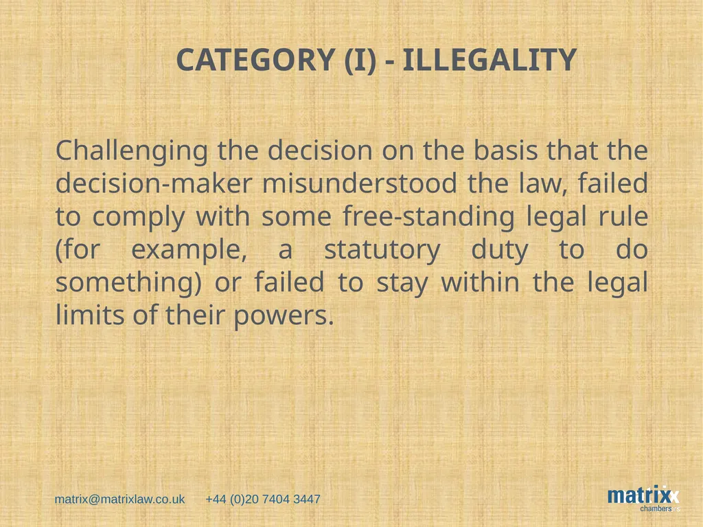 GROUNDS FOR JUDICIAL REVIEW Darryl Hutcheon 19 - slide 3 of 9