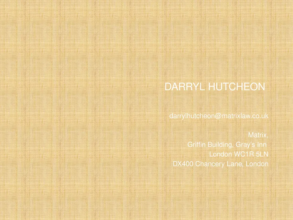 GROUNDS FOR JUDICIAL REVIEW Darryl Hutcheon 19 - slide 9 of 9