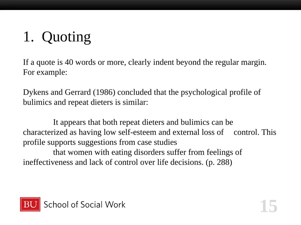 ACADEMIC HONESTY 2023-2024 Six Fundamental Values - slide 15 of 41
