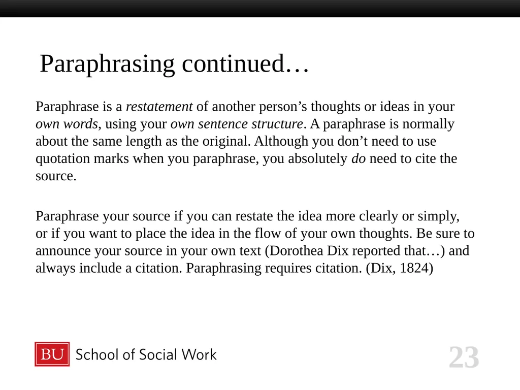 ACADEMIC HONESTY 2023-2024 Six Fundamental Values - slide 23 of 41