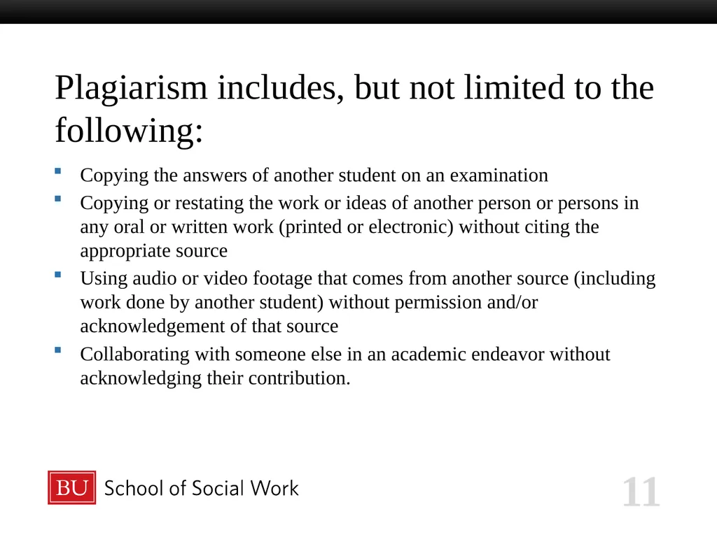 ACADEMIC HONESTY 2023-2024 Six Fundamental Values - slide 11 of 41