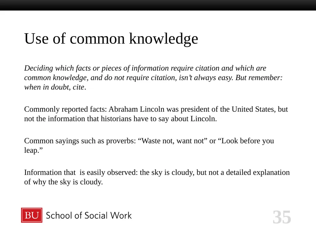 ACADEMIC HONESTY 2023-2024 Six Fundamental Values - slide 35 of 41