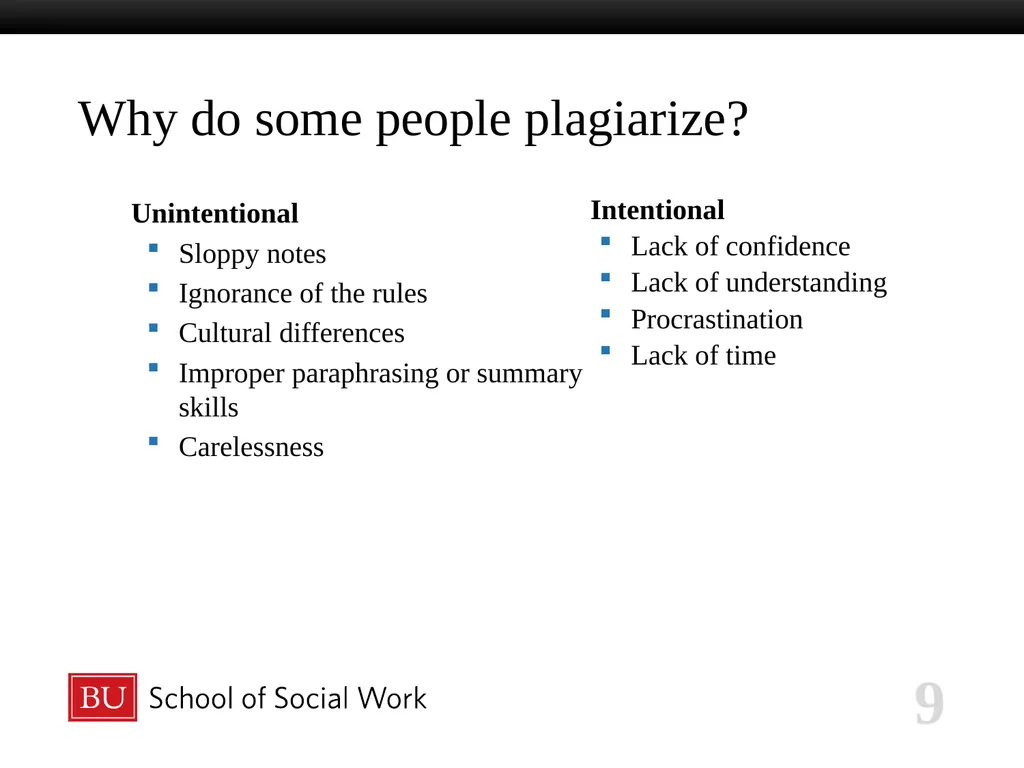 ACADEMIC HONESTY 2023-2024 Six Fundamental Values - slide 9 of 41