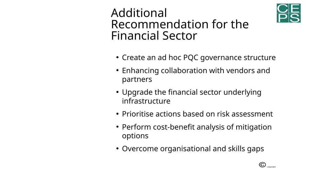 CEPS Task Force on Strengthening the EU Transition - slide 24 of 26