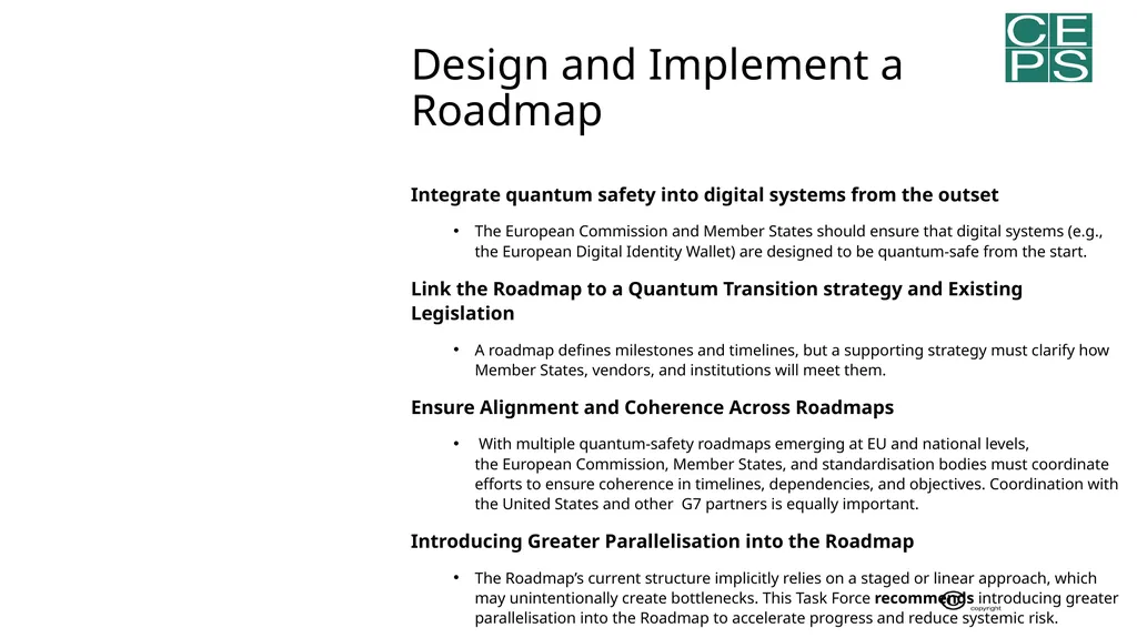 CEPS Task Force on Strengthening the EU Transition - slide 19 of 26