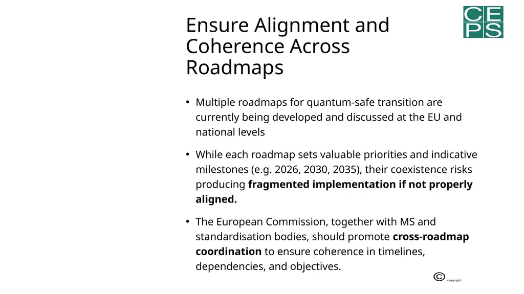 CEPS Task Force on Strengthening the EU Transition - slide 22 of 26