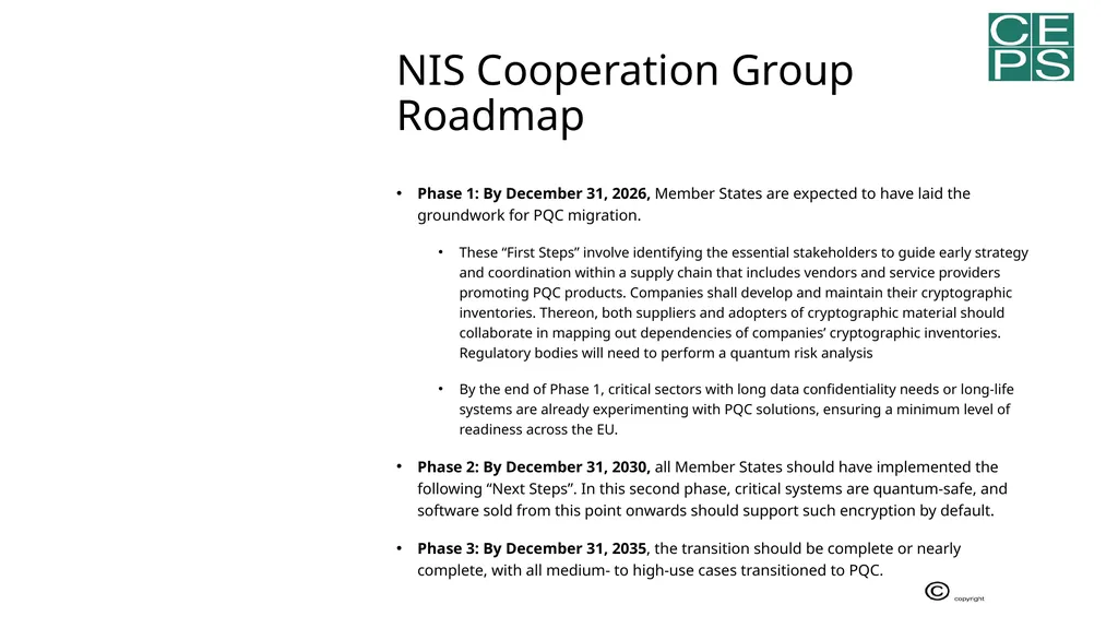 CEPS Task Force on Strengthening the EU Transition - slide 18 of 26