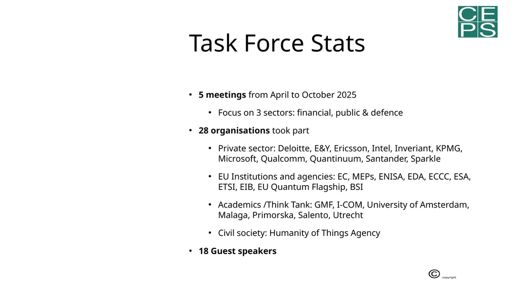 CEPS Task Force on Strengthening the EU Transition - slide 2 of 26