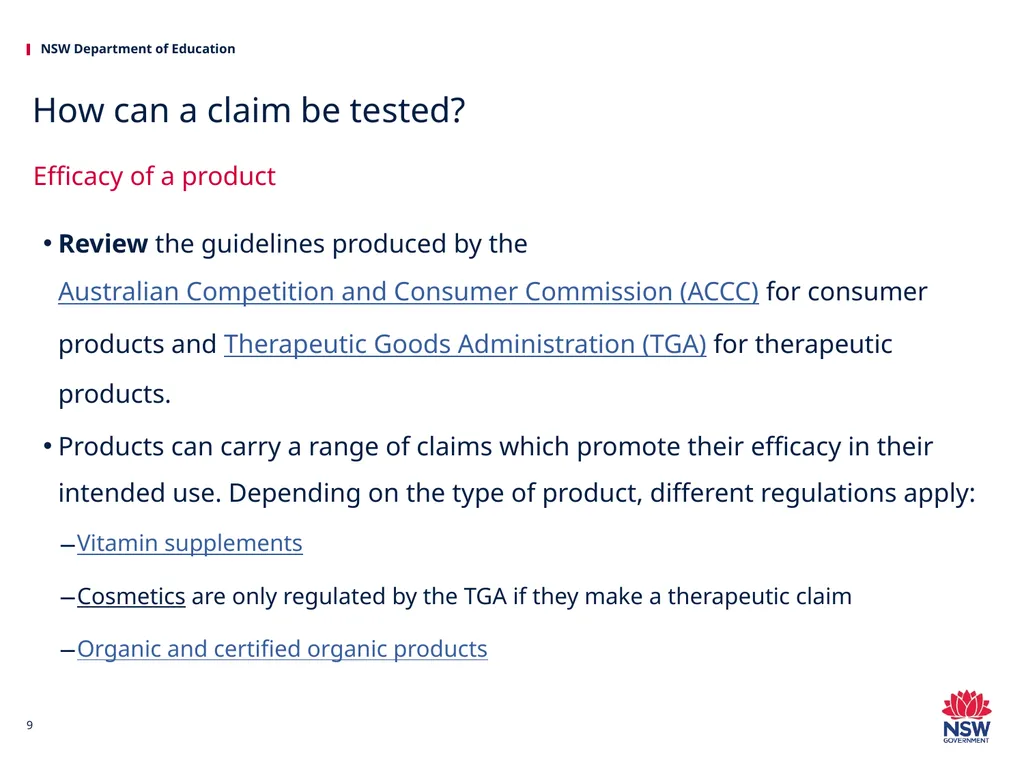 Investigating Science Science HSC hub We would - slide 9 of 20