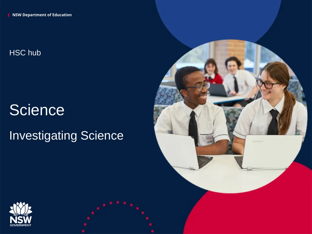 Investigating Science Science HSC hub We would - slide 1 of 20