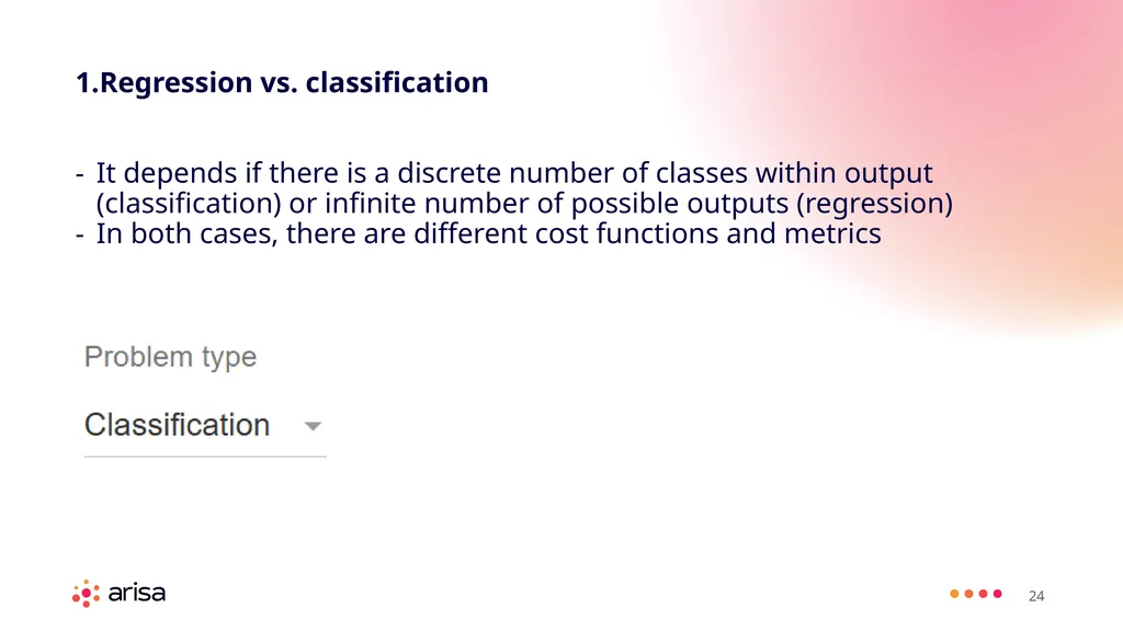 ARISA Learning Material MACHINE LEARNING ENGINEER - slide 24 of 53