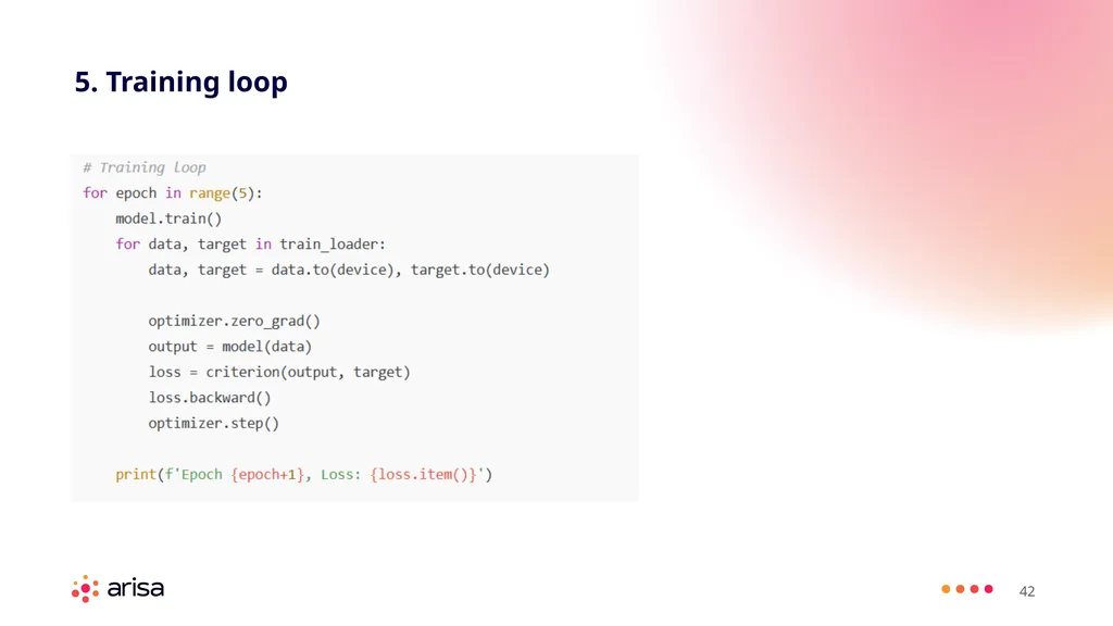 ARISA Learning Material MACHINE LEARNING ENGINEER - slide 42 of 53