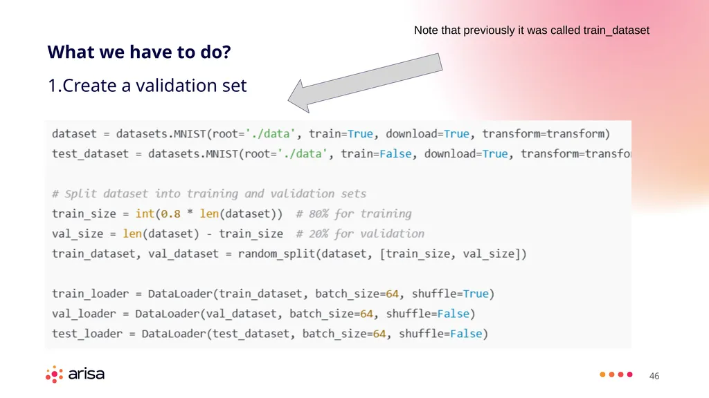 ARISA Learning Material MACHINE LEARNING ENGINEER - slide 46 of 53