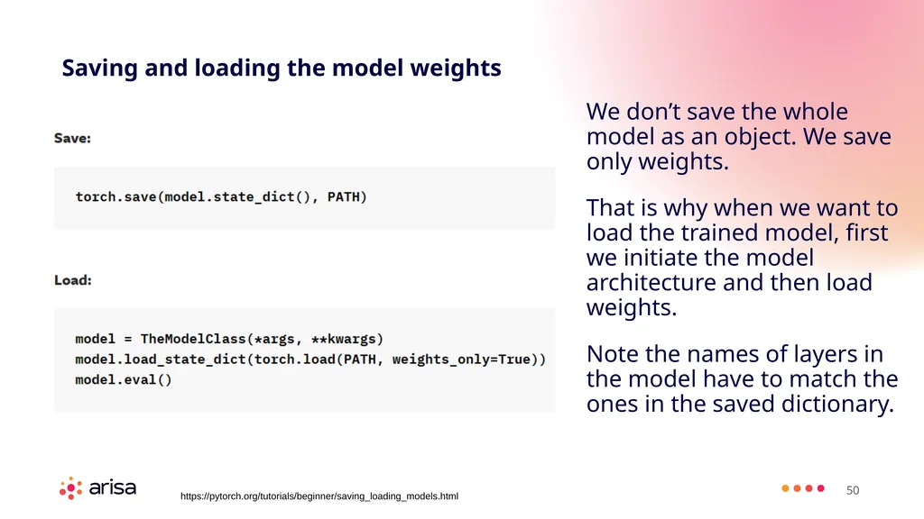 ARISA Learning Material MACHINE LEARNING ENGINEER - slide 50 of 53