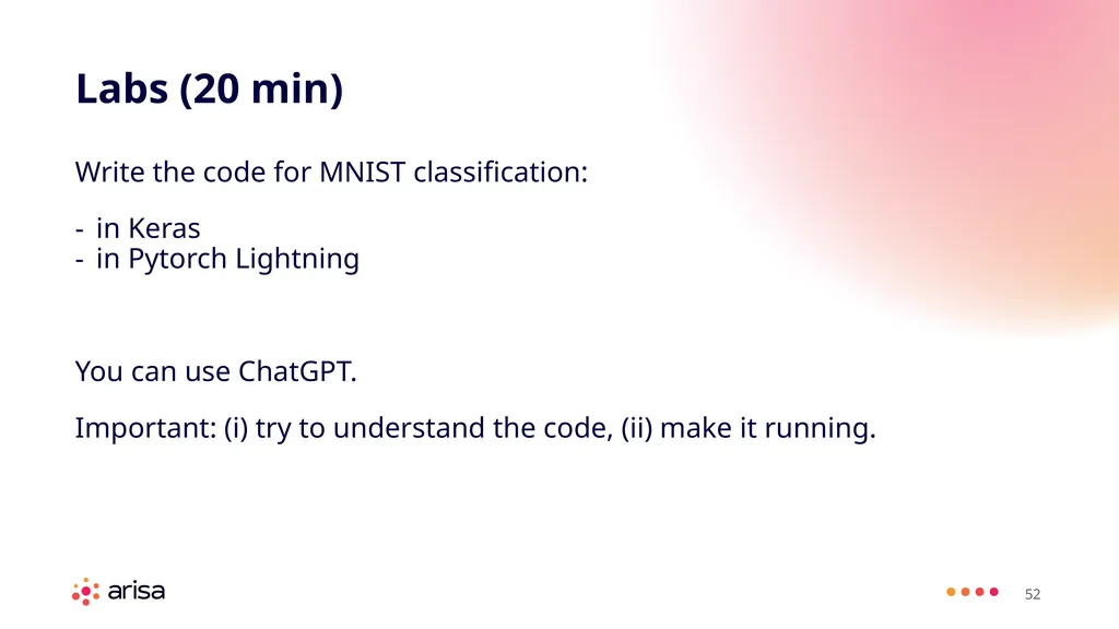 ARISA Learning Material MACHINE LEARNING ENGINEER - slide 52 of 53