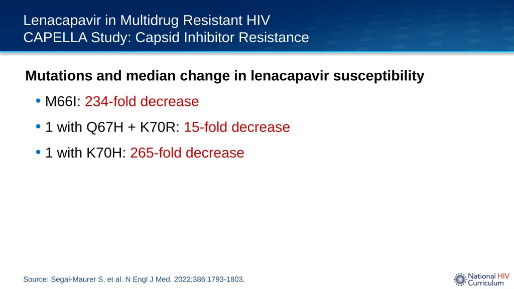 Lenacapavir (Sunlenca) Last Updated: December 28, - slide 15 of 25