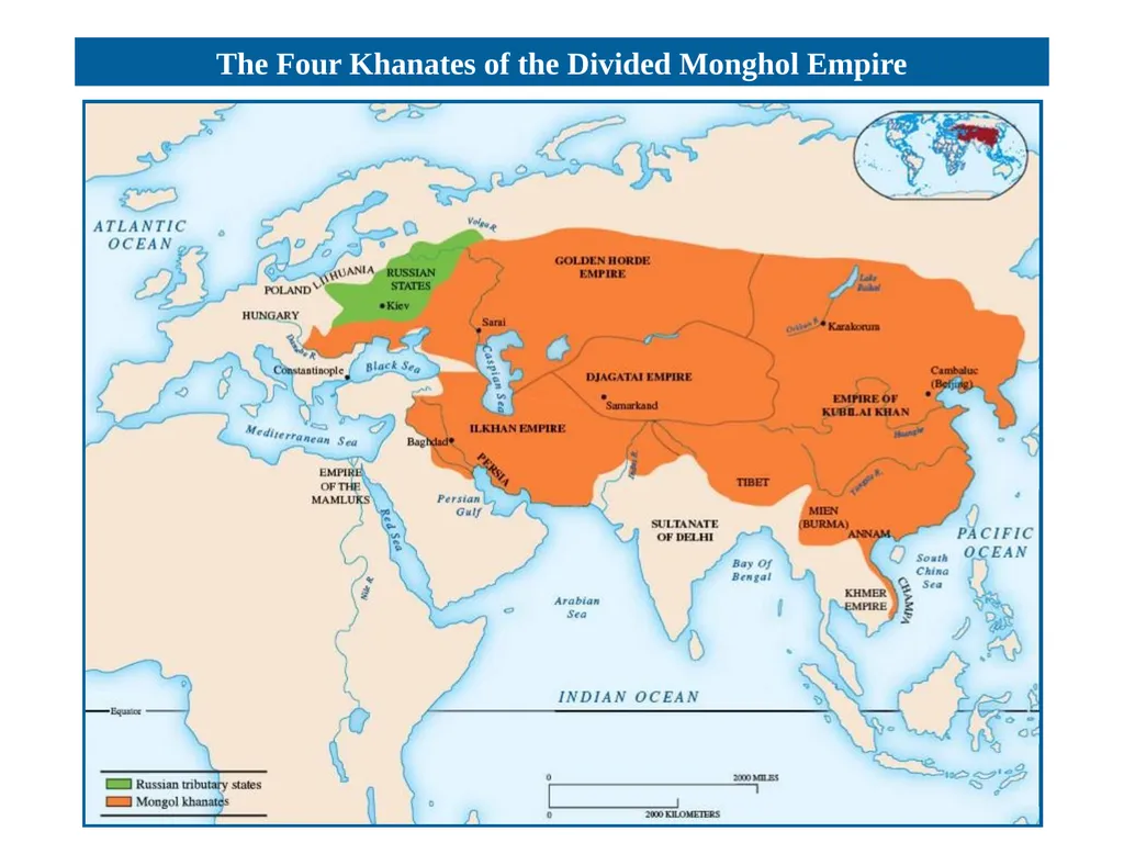 The Mongols Mongols Groups of nomadic tribes in - slide 6 of 13