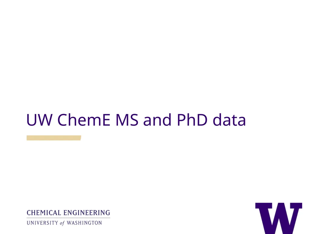 Analysis of the utility of the GRE in UW ChemE - slide 7 of 25