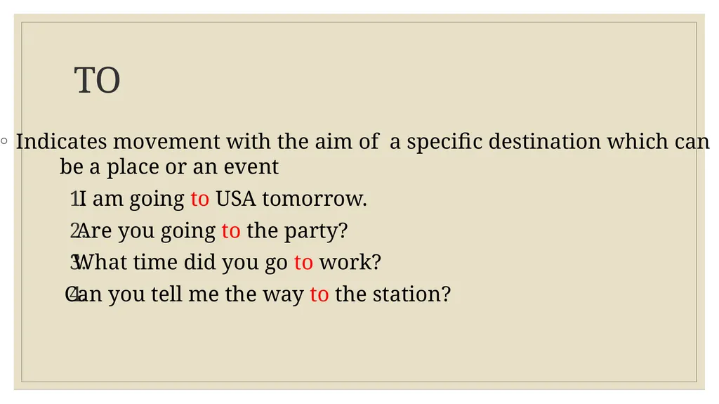 PREPOSITION DEFINITION ◦ A preposition links - slide 23 of 35