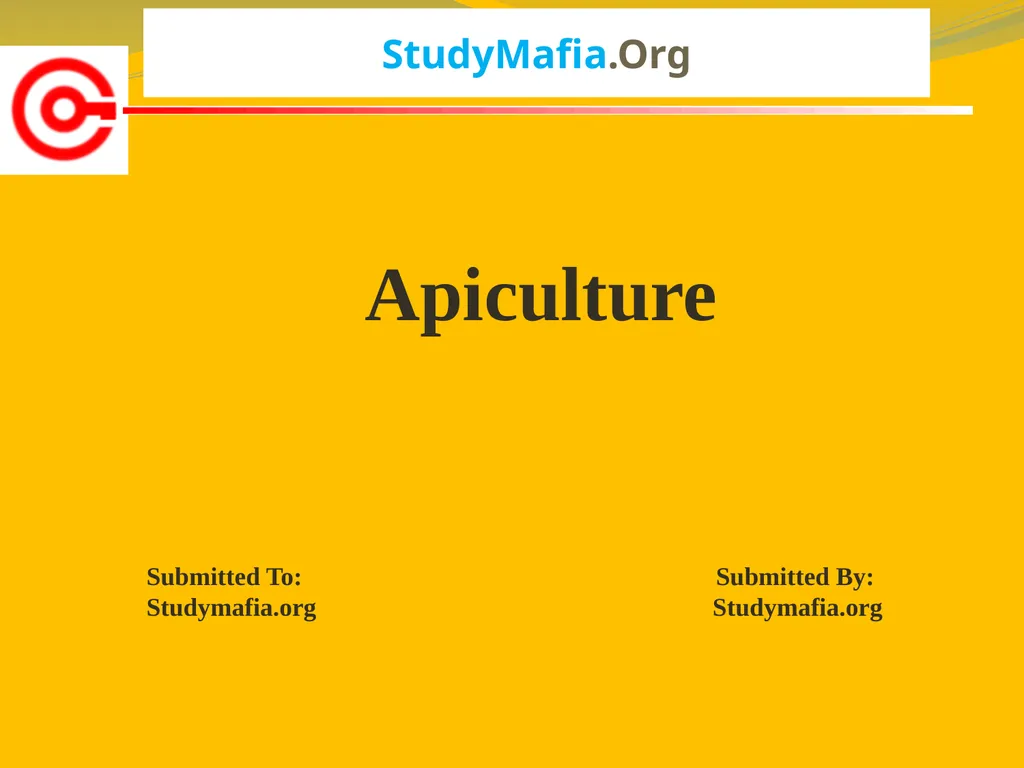 StudyMafia.Org Submitted To: Submitted By: - slide 1 of 14