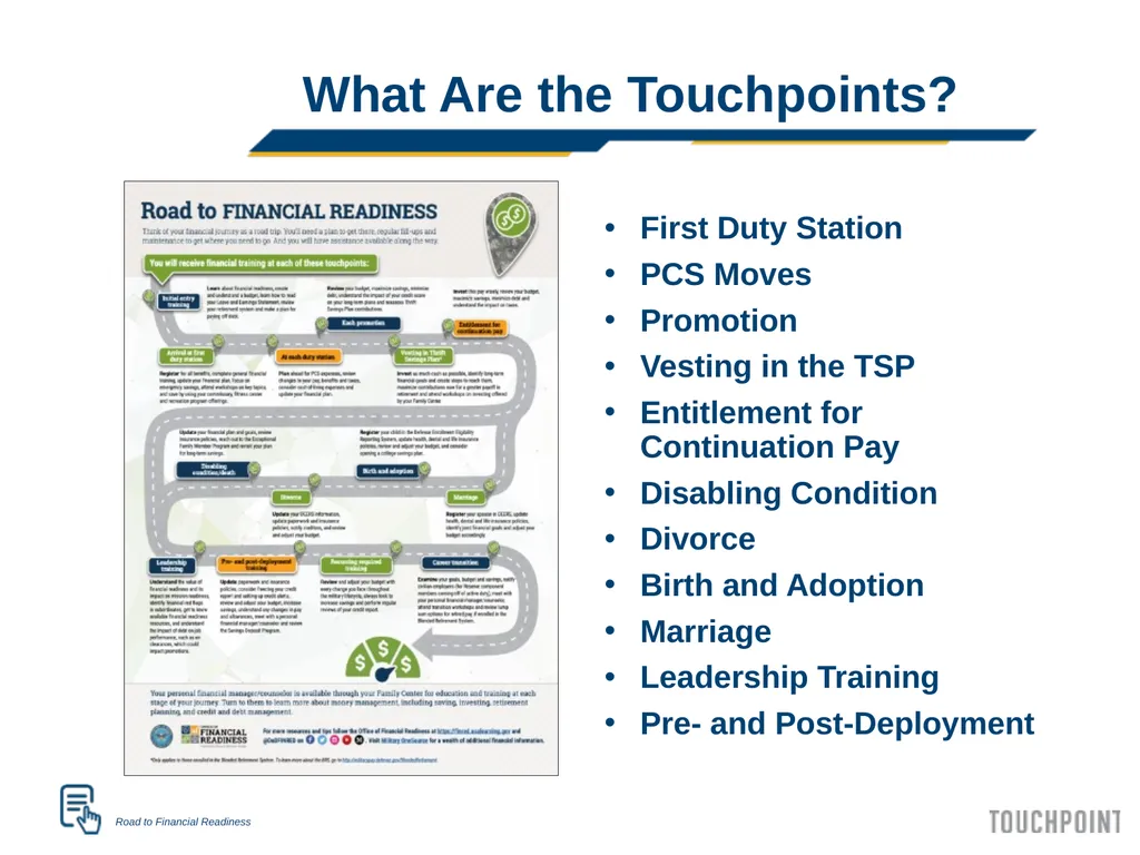 Introduction to Touchpoint Curriculum TC 1 Agenda - slide 4 of 19