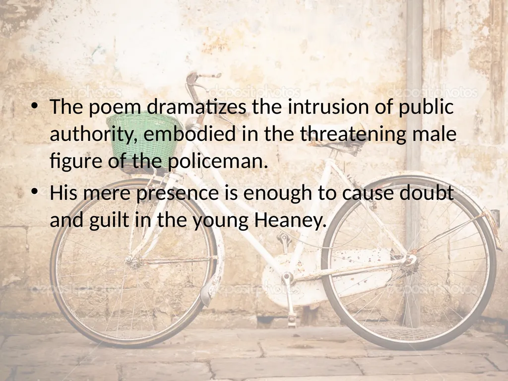 A Constable Calls Seamus Heaney In ‘A Constable - slide 5 of 12