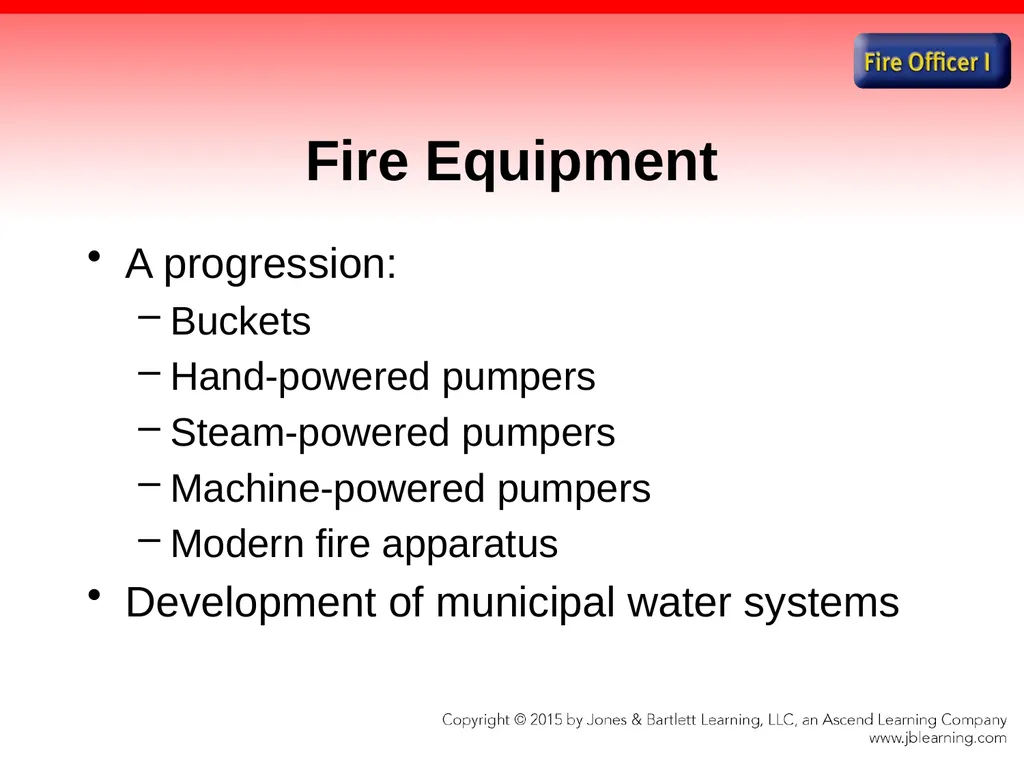 Chapter 1 Introduction to the Fire Officer Fire - slide 23 of 65