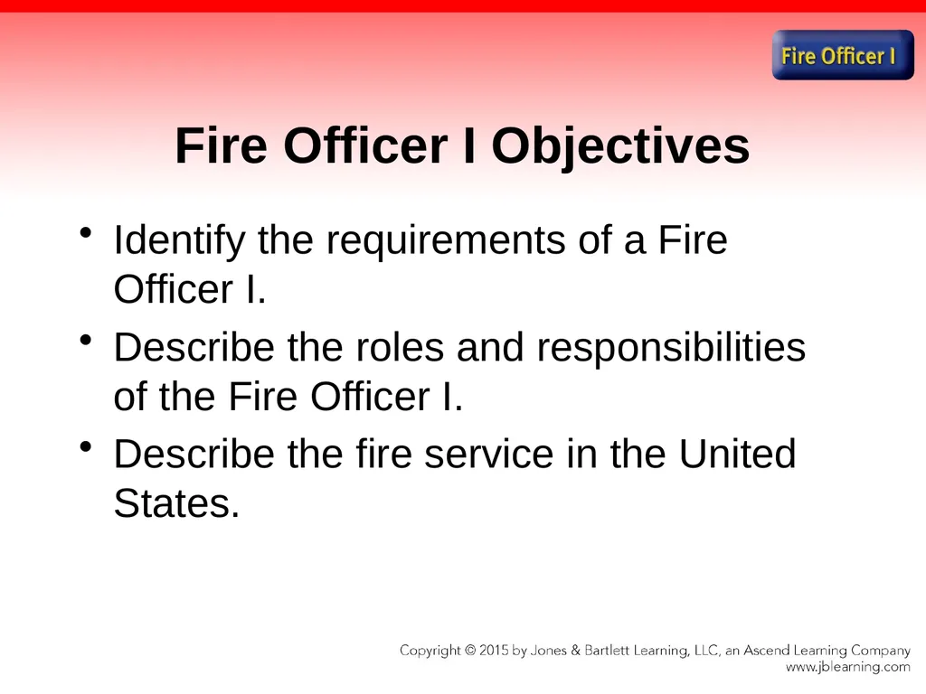 Chapter 1 Introduction to the Fire Officer Fire - slide 2 of 65