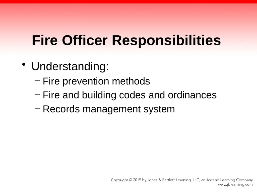 Chapter 1 Introduction to the Fire Officer Fire - slide 7 of 65