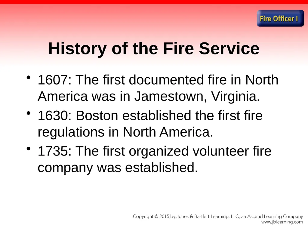 Chapter 1 Introduction to the Fire Officer Fire - slide 21 of 65