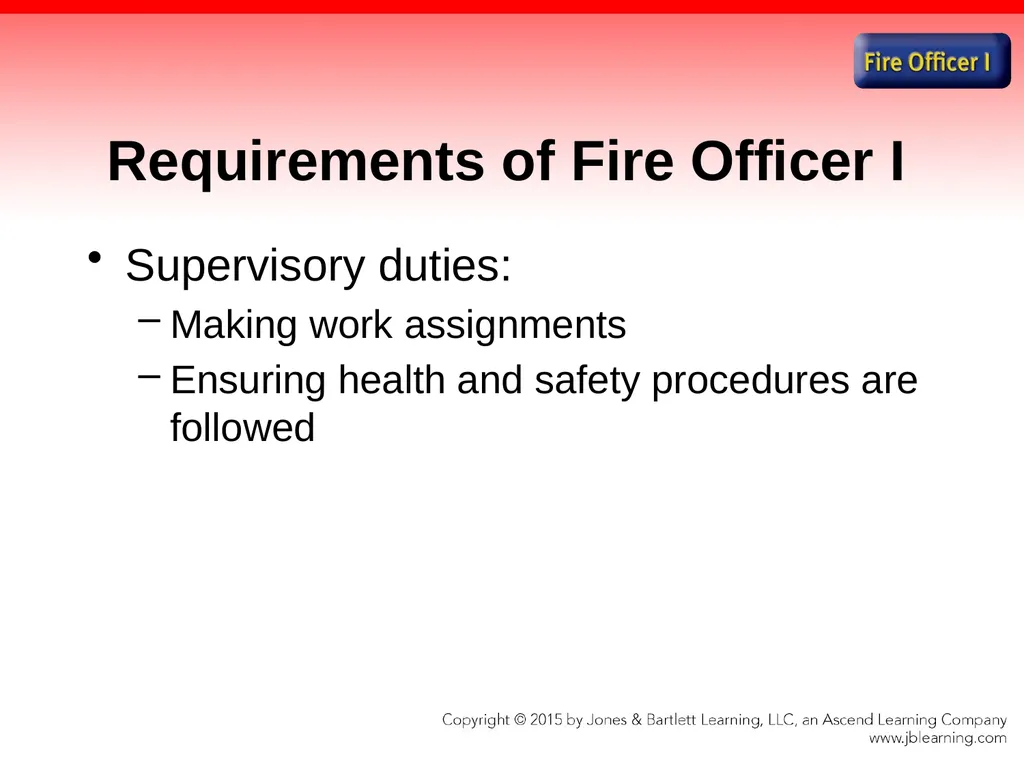 Chapter 1 Introduction to the Fire Officer Fire - slide 10 of 65