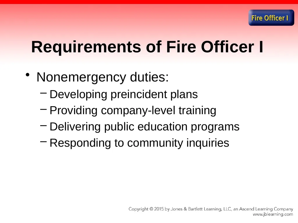 Chapter 1 Introduction to the Fire Officer Fire - slide 11 of 65