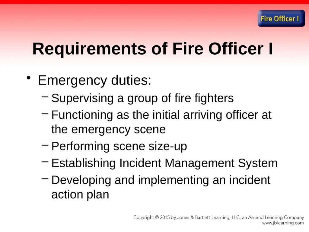 Chapter 1 Introduction to the Fire Officer Fire - slide 12 of 65
