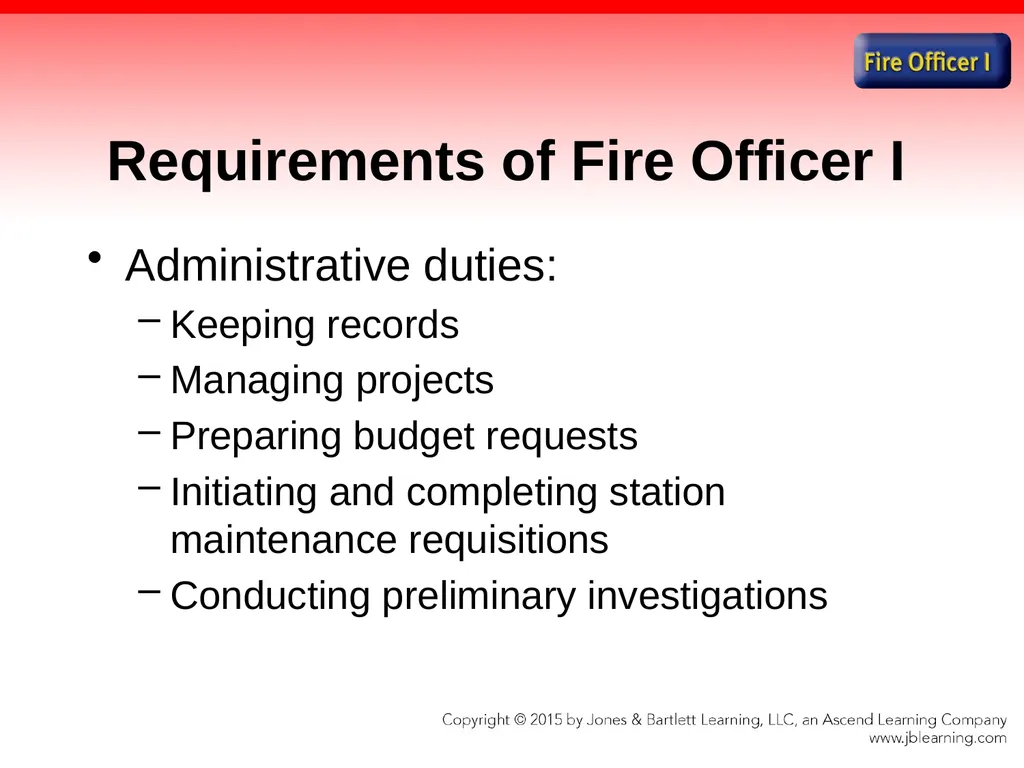 Chapter 1 Introduction to the Fire Officer Fire - slide 9 of 65