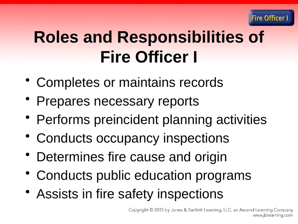 Chapter 1 Introduction to the Fire Officer Fire - slide 17 of 65