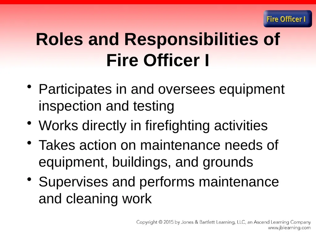 Chapter 1 Introduction to the Fire Officer Fire - slide 18 of 65
