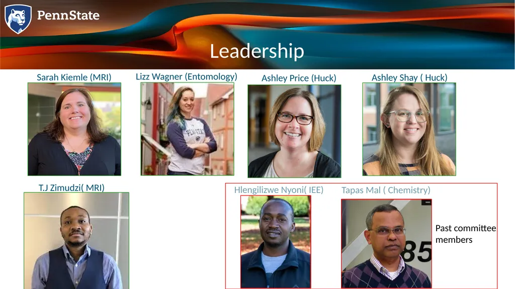 Goals Foster a sense of community among staff and - slide 4 of 9