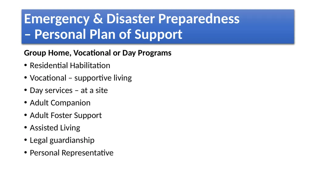 Whole Community Approach Emergency & Disaster - slide 4 of 12