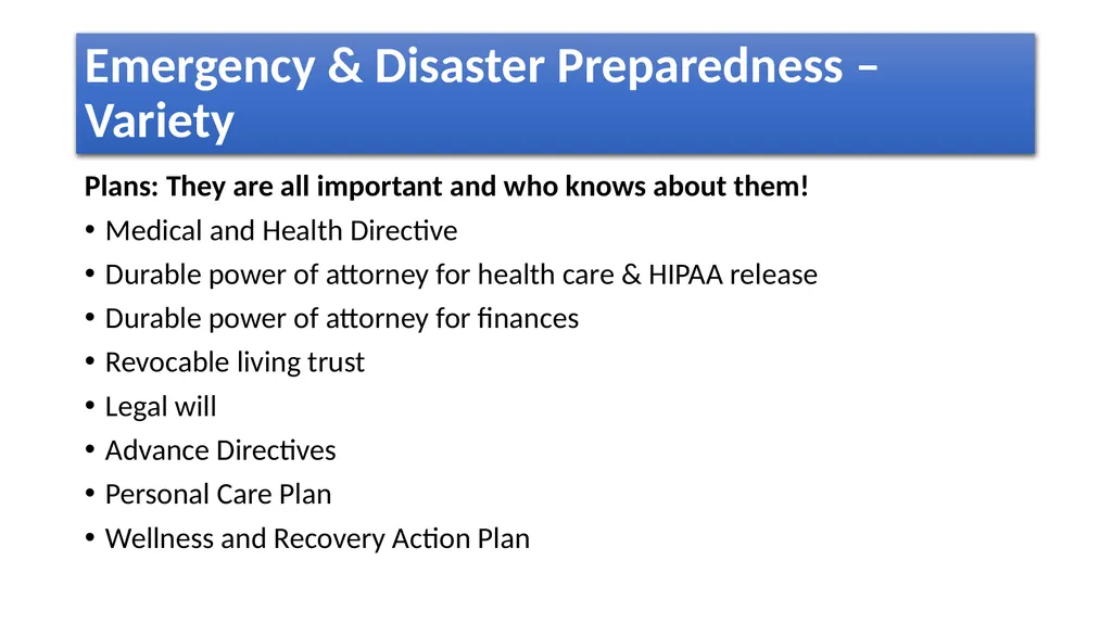 Whole Community Approach Emergency & Disaster - slide 6 of 12