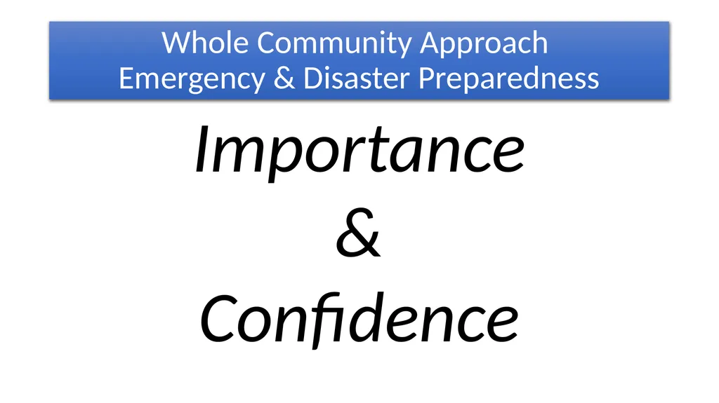 Whole Community Approach Emergency & Disaster - slide 11 of 12