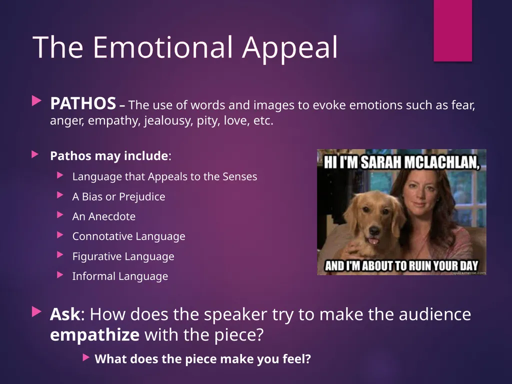 Intro to Rhetorical Analysis The Rhetorical - slide 7 of 19