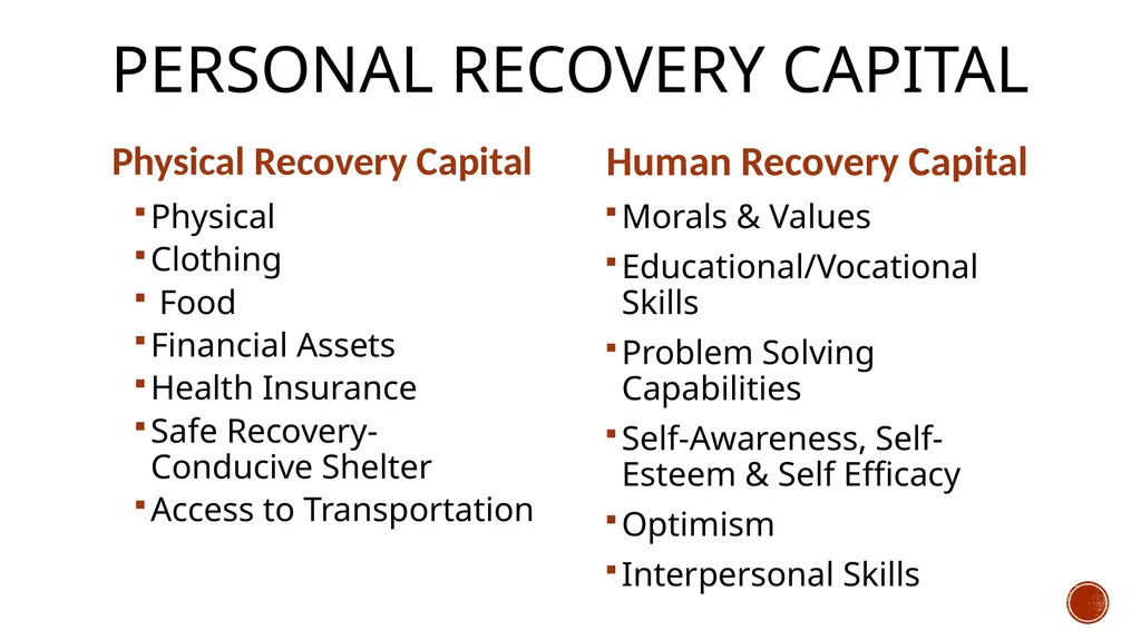 Recovery capital Monica D. Scott, MS, CAC-AD, - slide 17 of 23