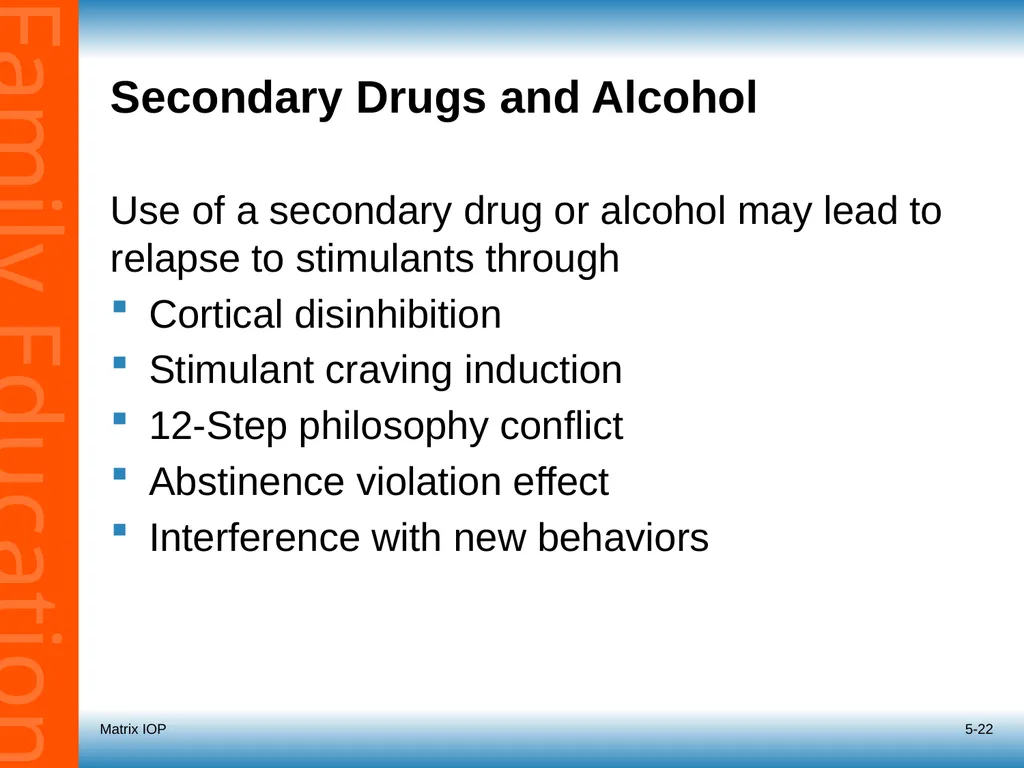 5-1 Session 5: Roadmap for Recovery Recovery - slide 22 of 32