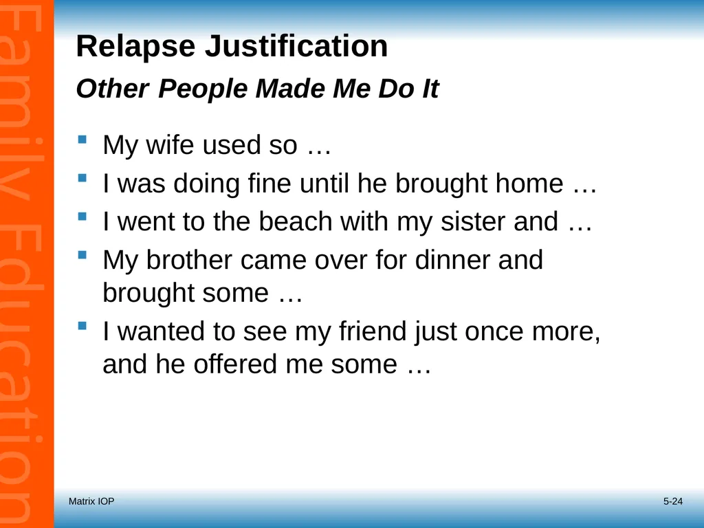 5-1 Session 5: Roadmap for Recovery Recovery - slide 24 of 32